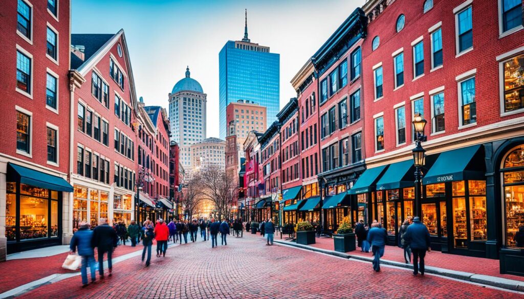 Boston shopping districts