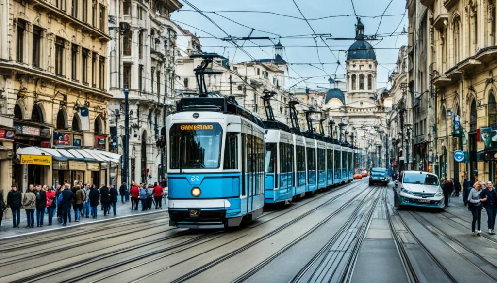 Bucharest trams