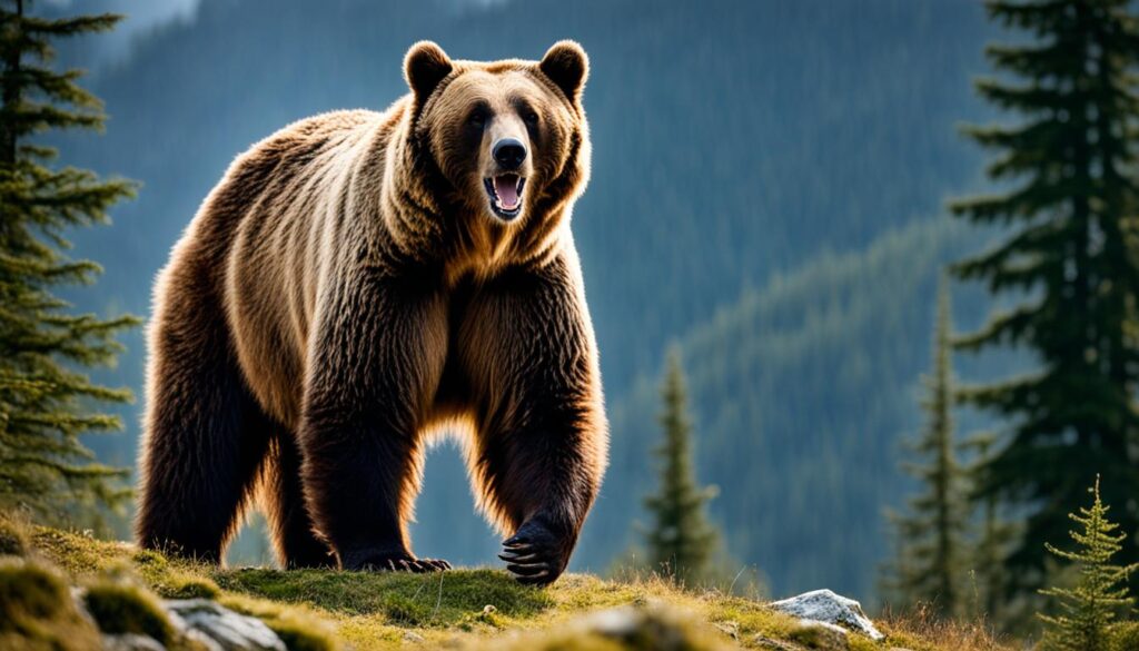 Carpathian brown bear
