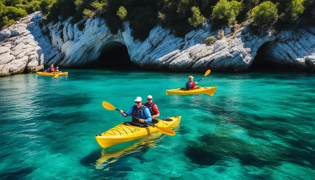 Croatia excursion water activities