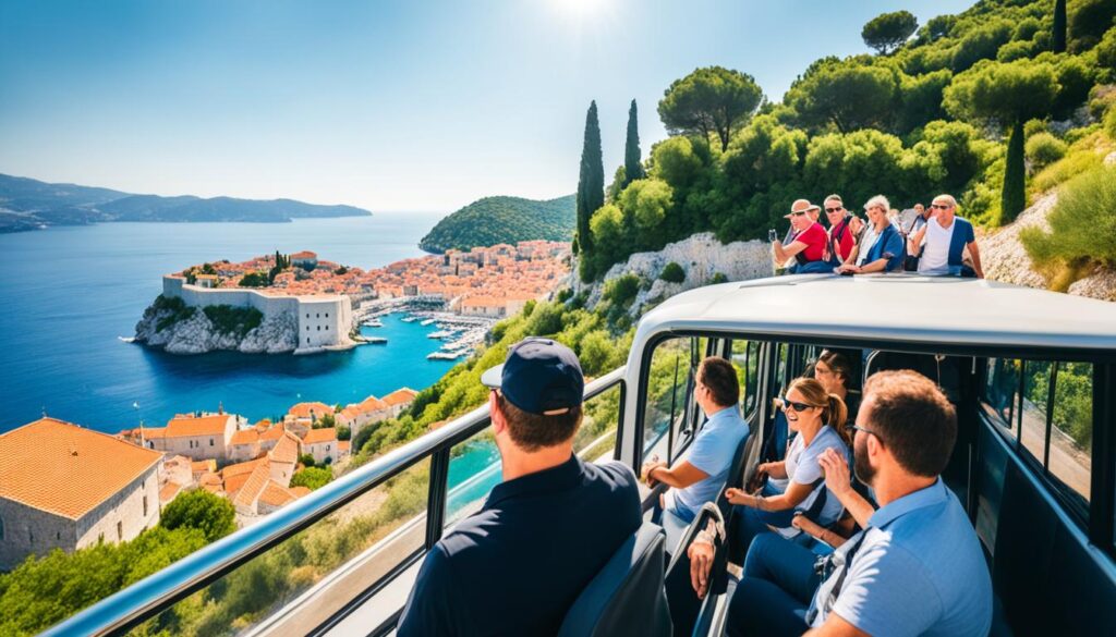 Dubrovnik airport to city center shuttle