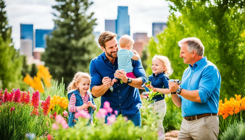 Family enjoying outdoor activities in Denver