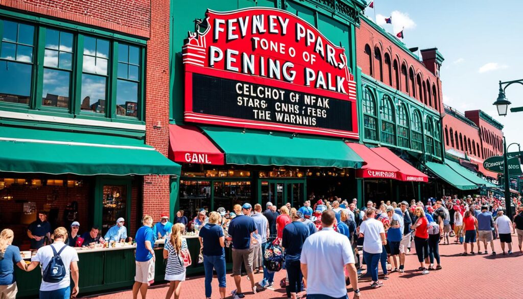 Fenway Park dining and shopping opportunities