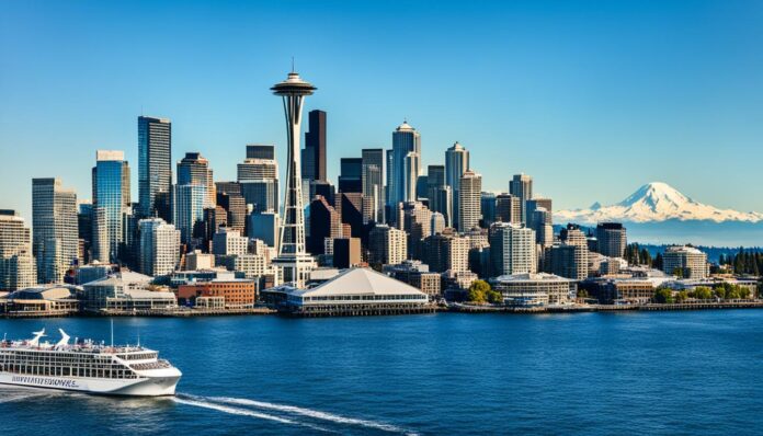 Ferry rides from Seattle to Bainbridge Island