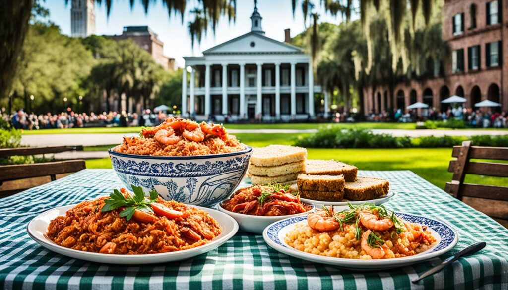 Gastronomic Delights around Savannah Squares