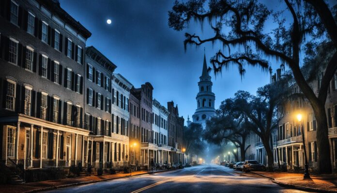 How can I experience Savannah's haunted locations and ghost tours?