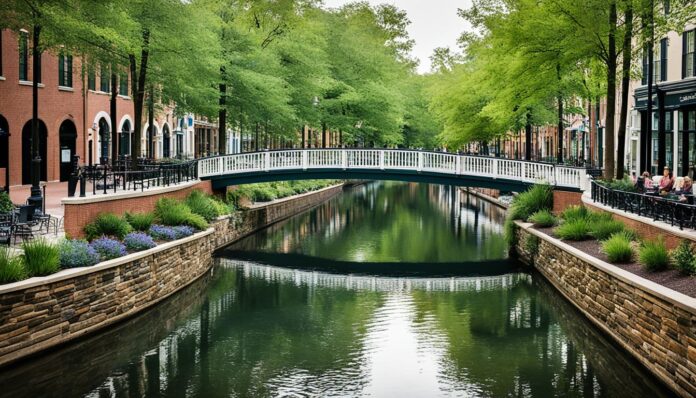 How can tourists enjoy the Canal Walk in Richmond?