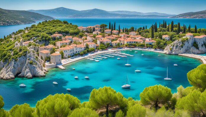 How do you get to the islands from Split?