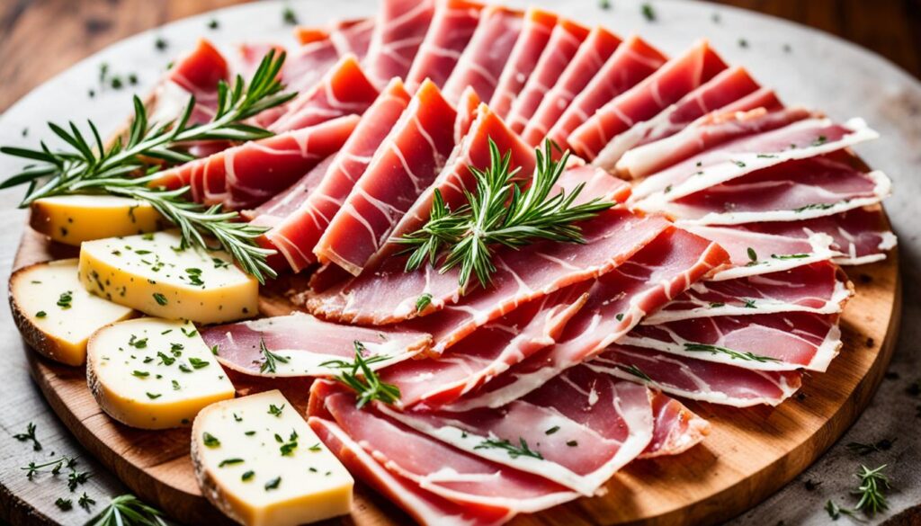Istrian Prosciutto and Cheese Platters