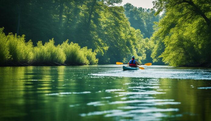 Kayaking and outdoor adventures near Williamsburg