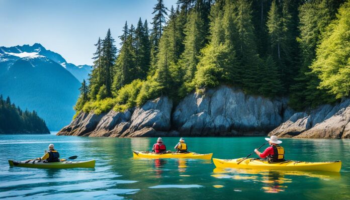 Kayaking and paddleboarding adventures near Vancouver