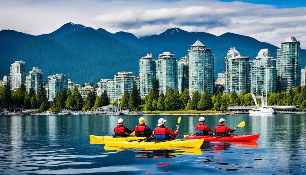 Kayaking in Vancouver