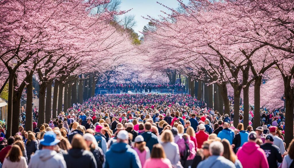 Macon Cherry Blossom Festival outdoor activities and tours