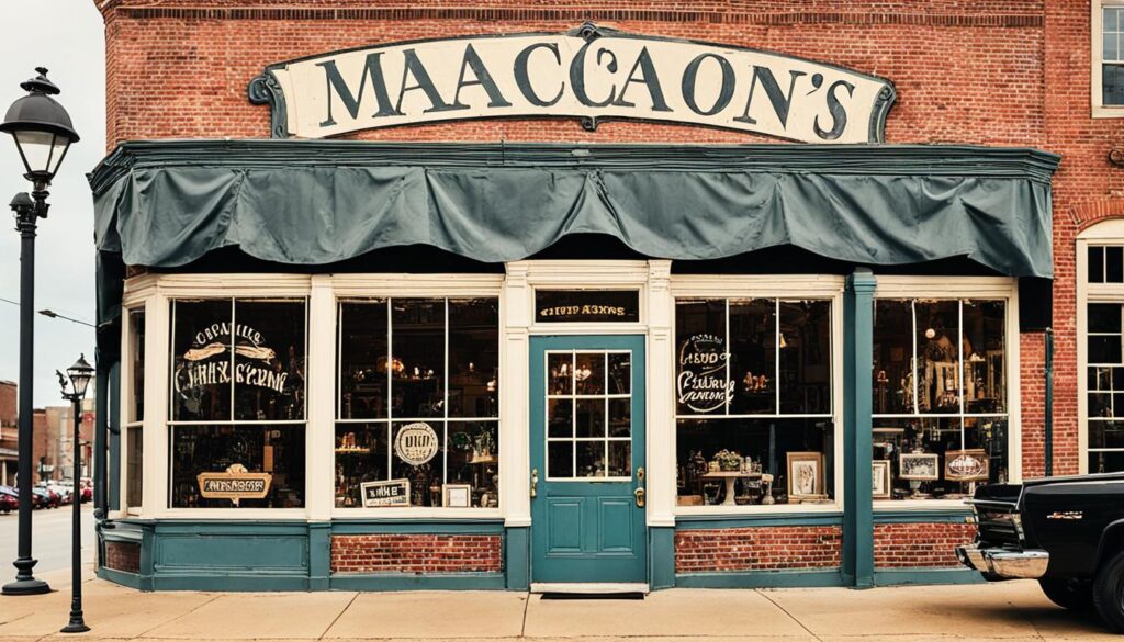 Macon antique shops