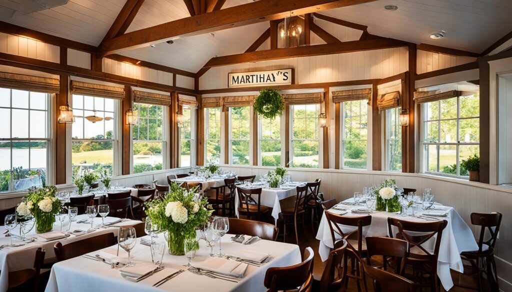 Martha's Vineyard restaurants