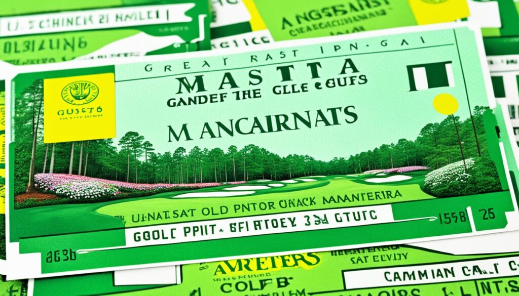 Masters Tournament tickets