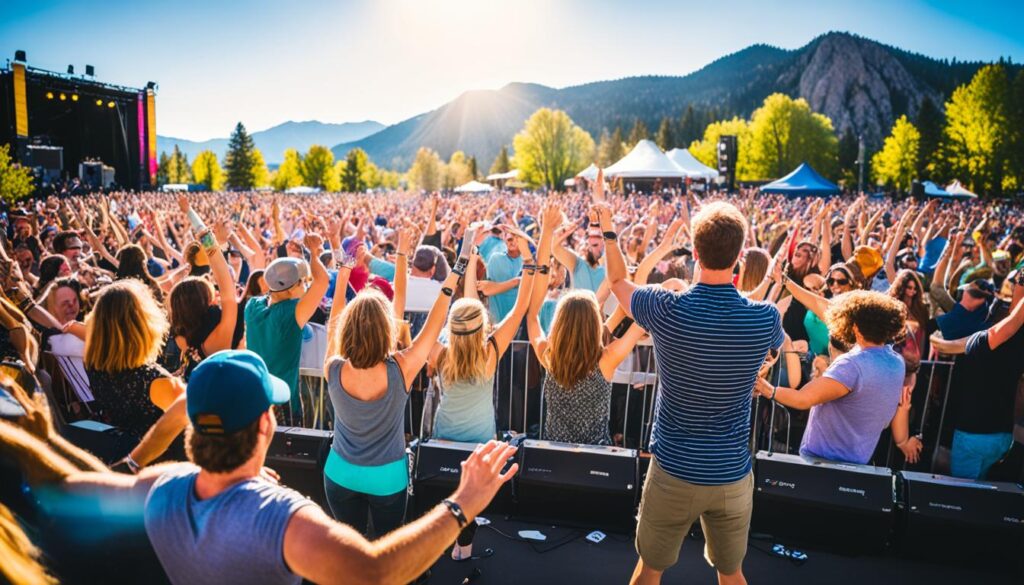Music festivals in Boulder