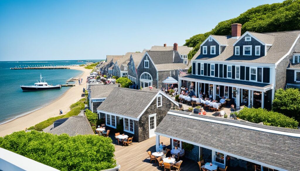 Nantucket restaurants with outdoor seating and ocean views
