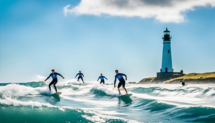 Nantucket surfing lessons for beginners and intermediates