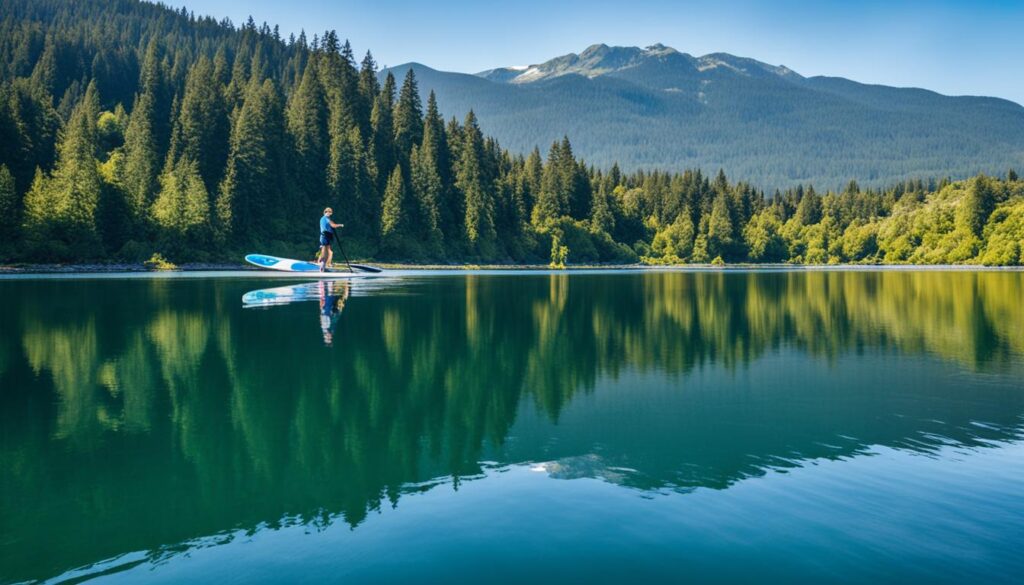 Paddleboarding in Vancouver