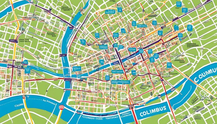 Public transportation options and tips for getting around Columbus?