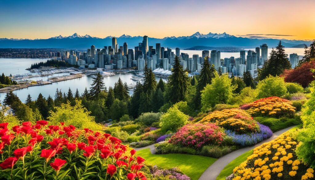 Queen Elizabeth Park Vancouver lookout points
