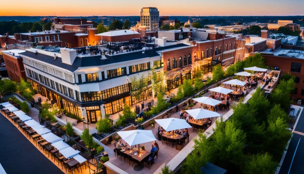 Richmond rooftop bars with outdoor seating