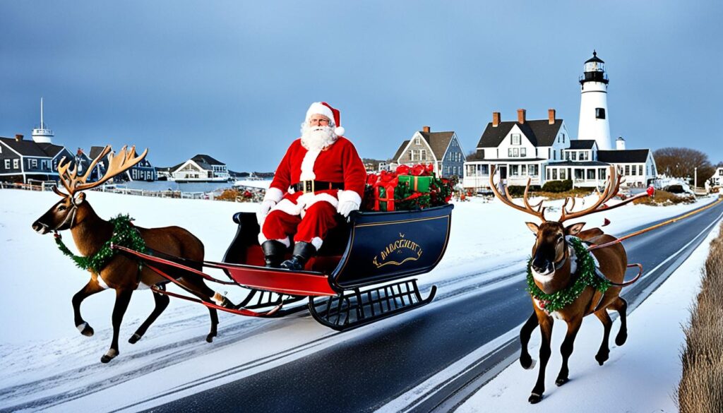 Santa visits Nantucket