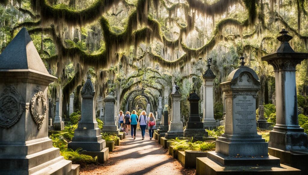 Savannah cemetery walking tours