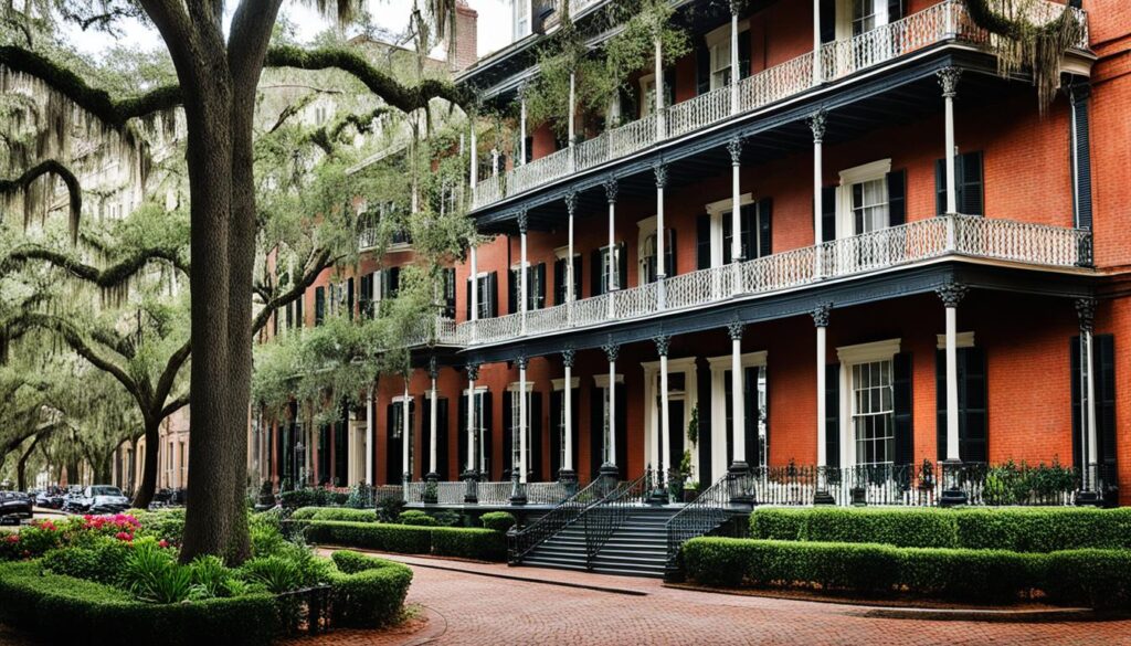 Savannah historic sites