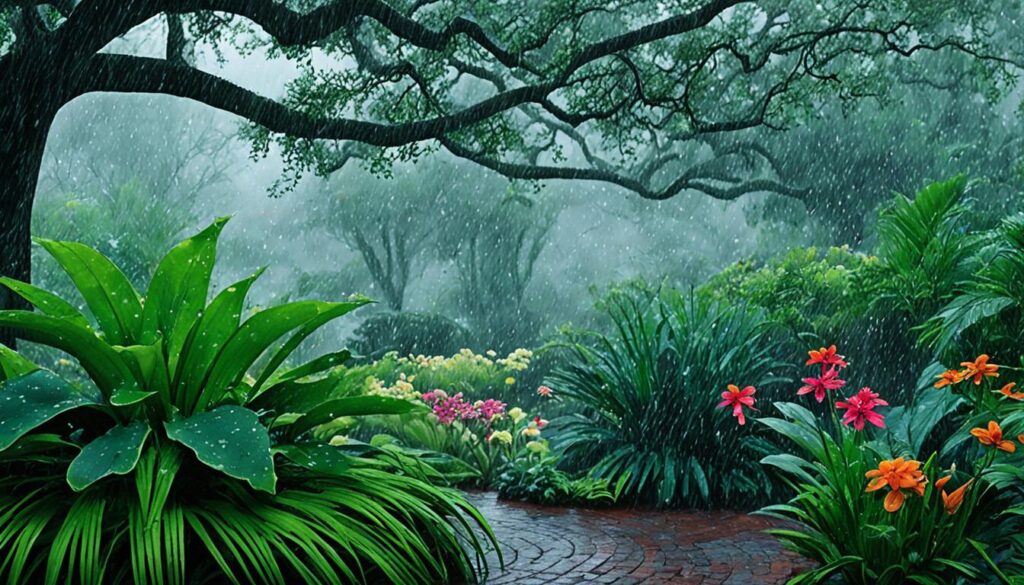 Savannah rainy day
