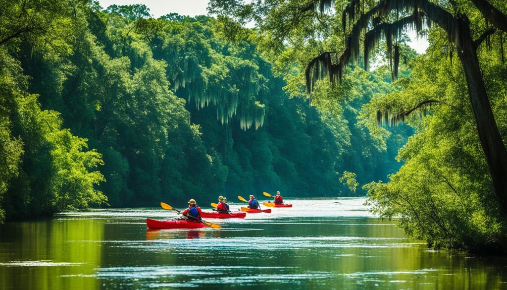 Savannah river kayak trips