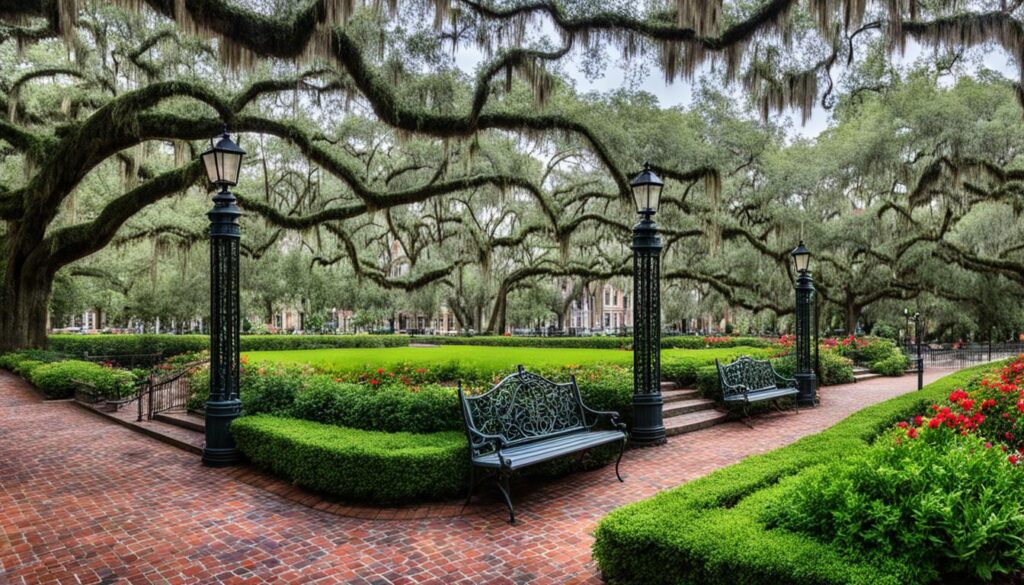 Savannah's Enchanting Squares and Gardens