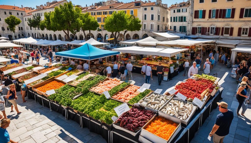 Split's food markets