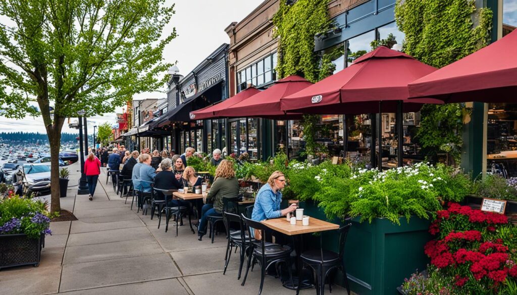 Tacoma coffee shops with outdoor seating