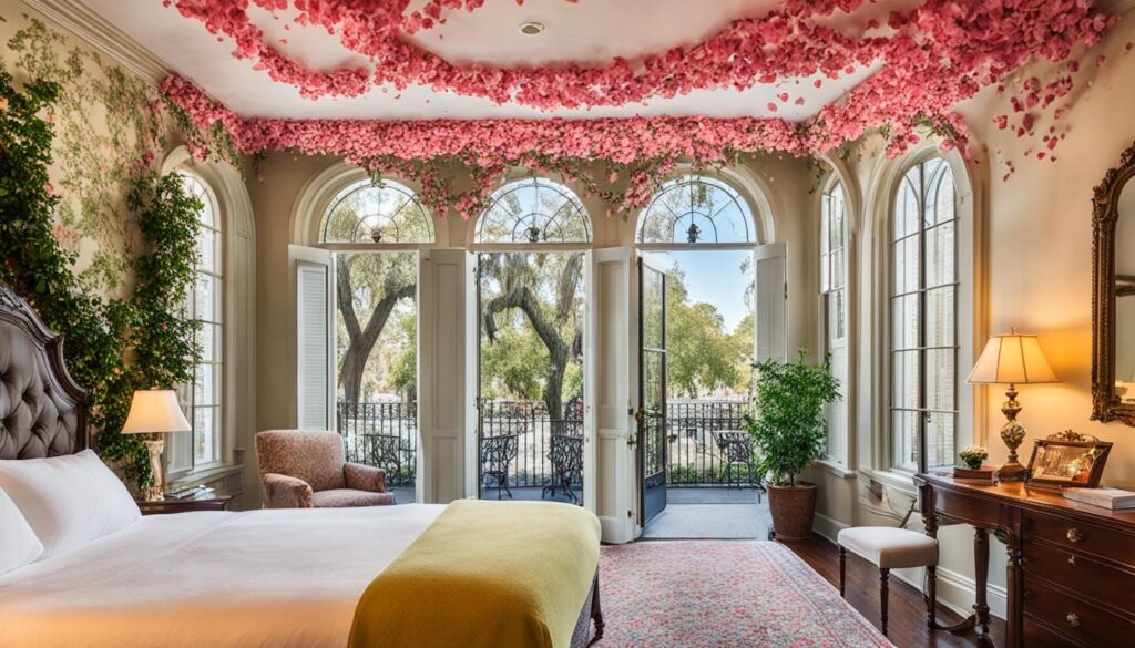 Top romantic hotels Savannah
