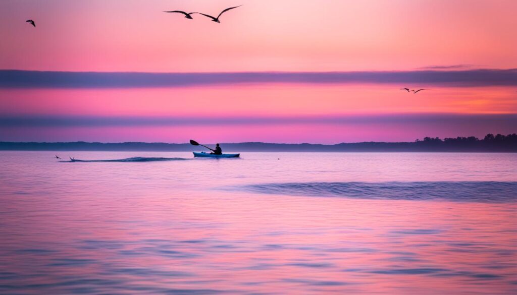 Virginia Beach sunset paddle
