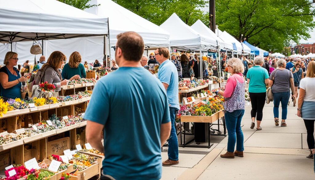 Weekend markets and artisan shopping in Columbus