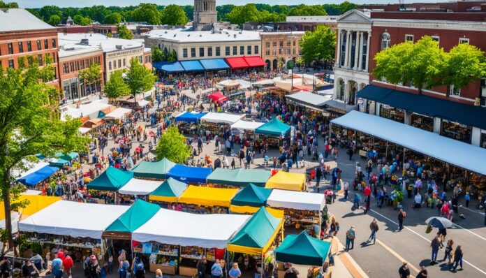 Weekend markets and artisan shopping in Columbus