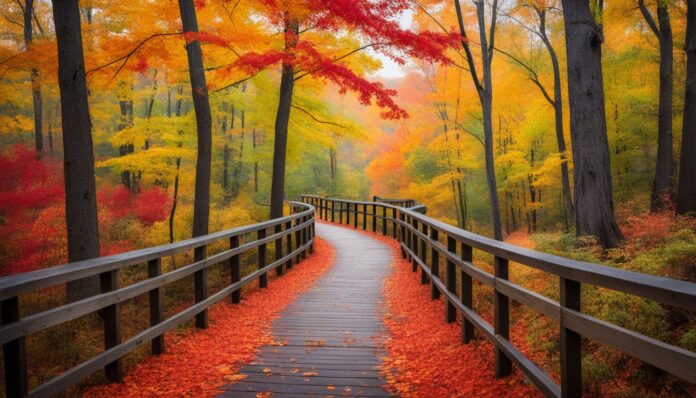 Williamsburg fall foliage hikes and scenic overlooks