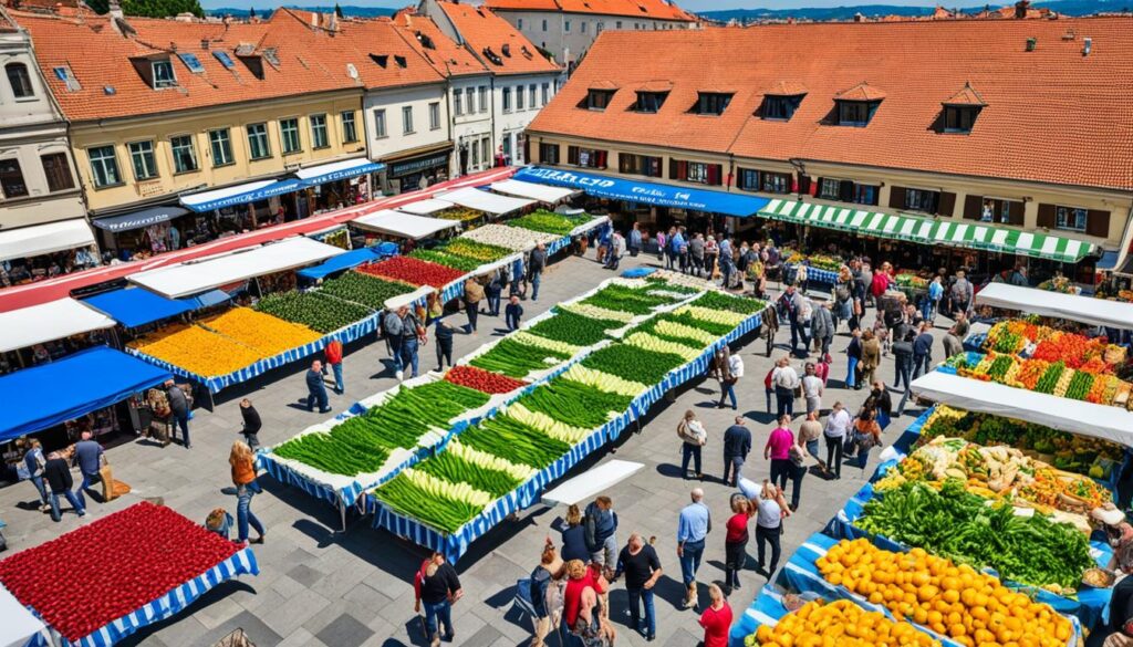 Zagreb marketplaces