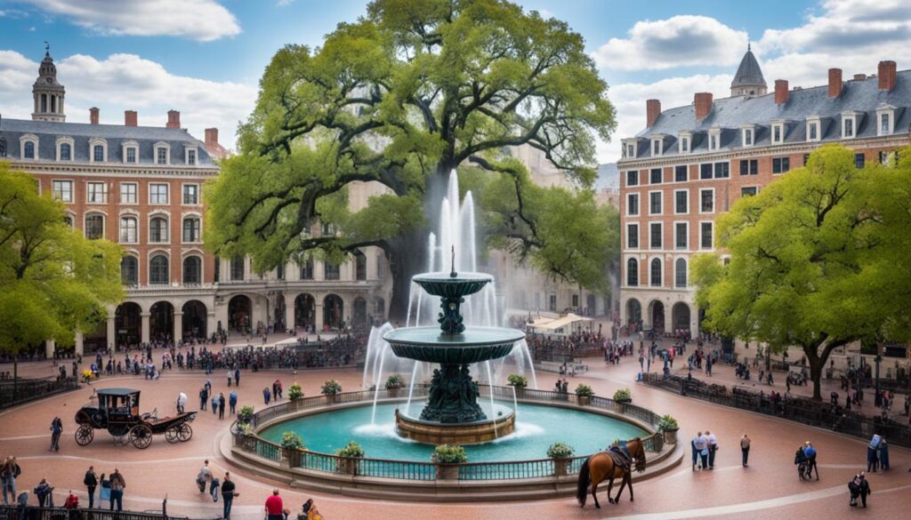 attractions in the historic district of Savannah