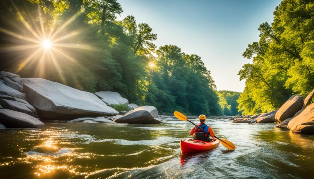 best kayaking spots in Richmond