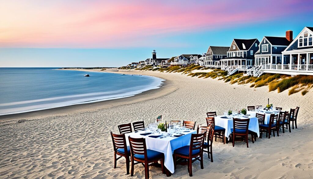best ocean view dining Nantucket