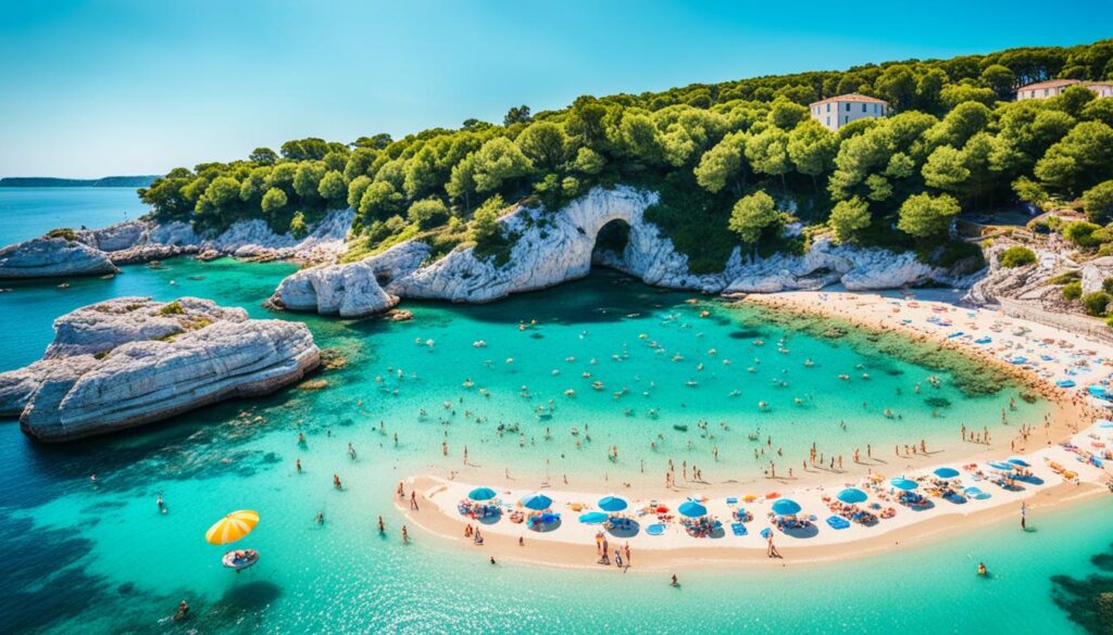 best places to swim in Pula