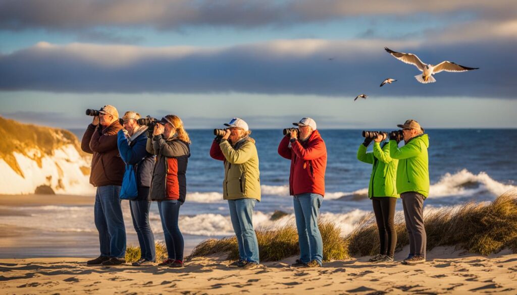 birdwatching on Norfolk's coast