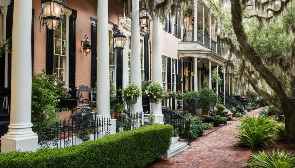 charming accommodations in Savannah