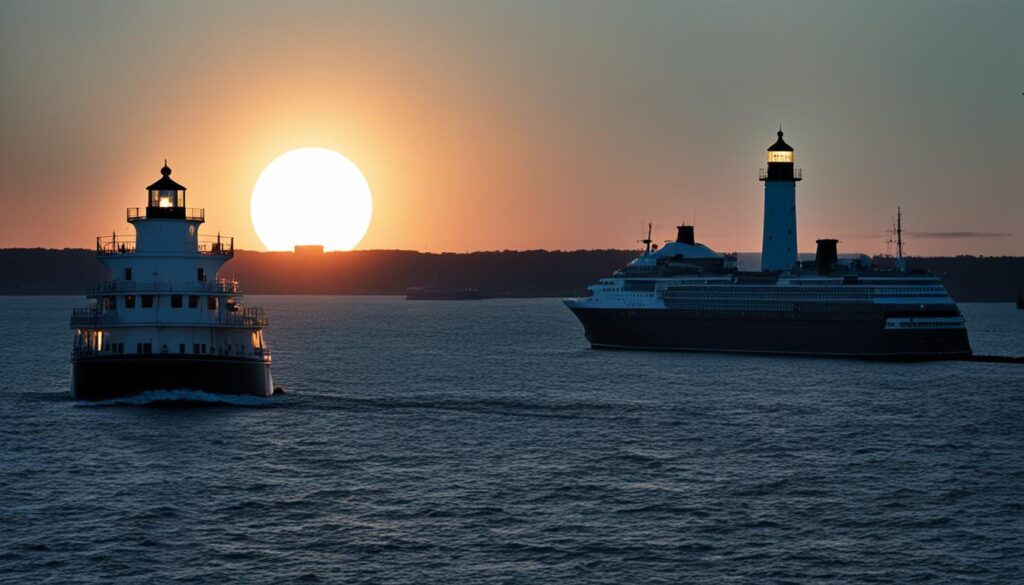 explore historical sites on Boston Harbor Cruises
