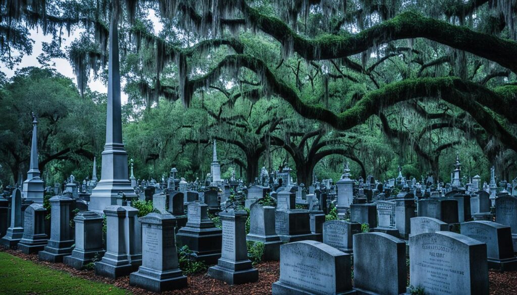 guided cemetery tours Savannah