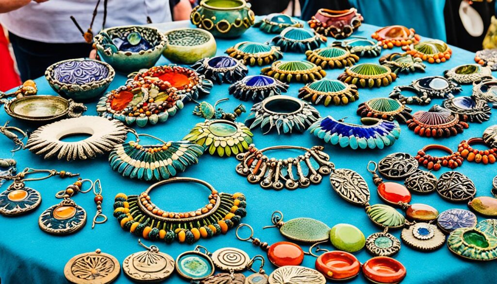 handcrafted treasures at Savannah artisan markets